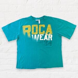 Vintage roca wear shirt teal